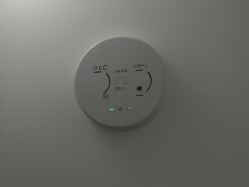 Smart thermostat controlling home temperature